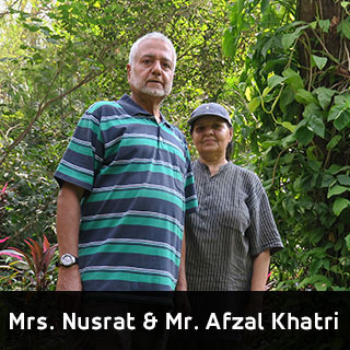 Mrs. Nusrat & Mr. Afzal Khatri